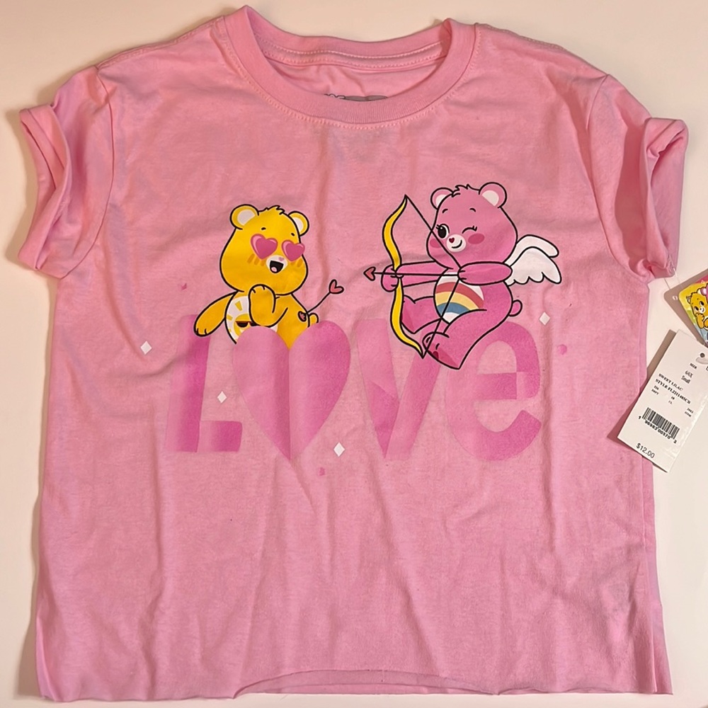 NWT Care Bears Pink Unlock The Magic Toddler T-shirt Top